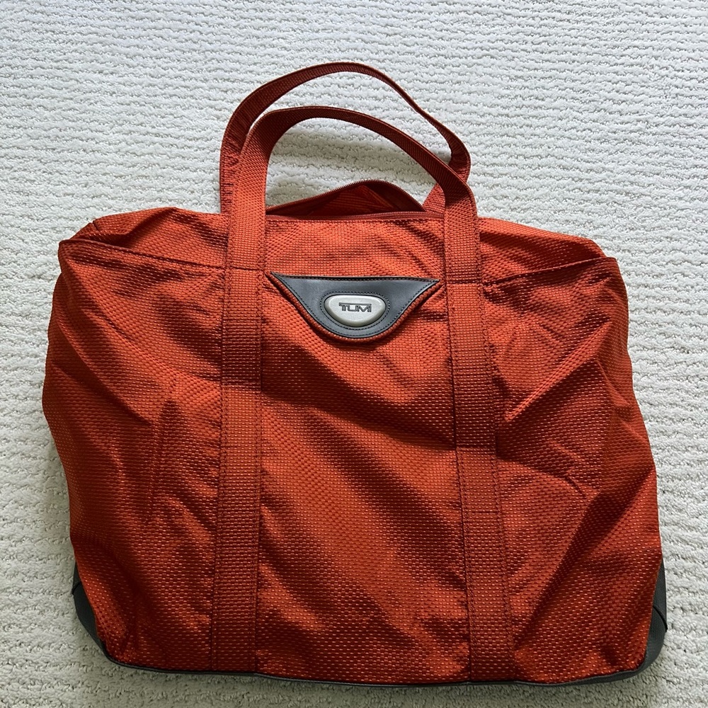 Tumi Red Tote Bag